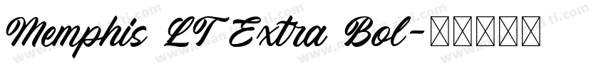 Memphis LT Extra Bol字体转换